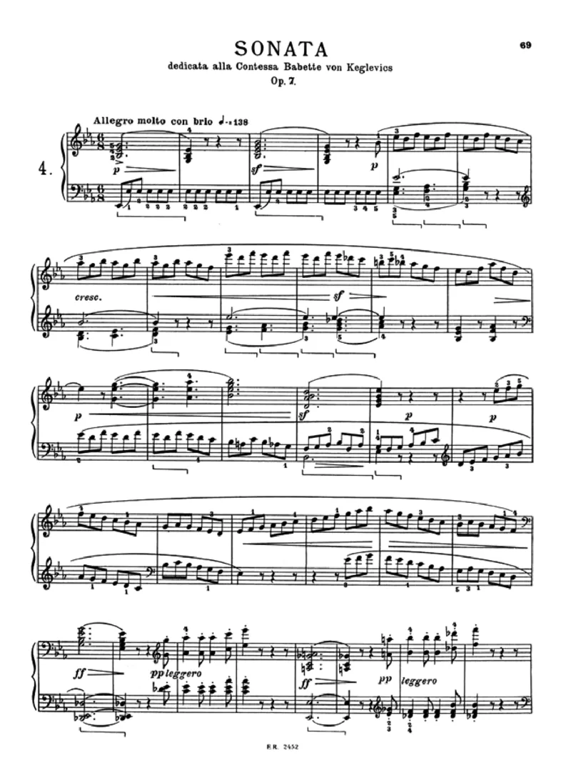 贝多芬钢琴奏鸣曲集上册（Ricordi出版AlfredoCasella编订）_一万首著名钢琴曲谱哈农贝多芬合集视频教学电子版高清无水印可打印_1古典钢琴知名音乐家谱_贝多芬钢琴谱全集