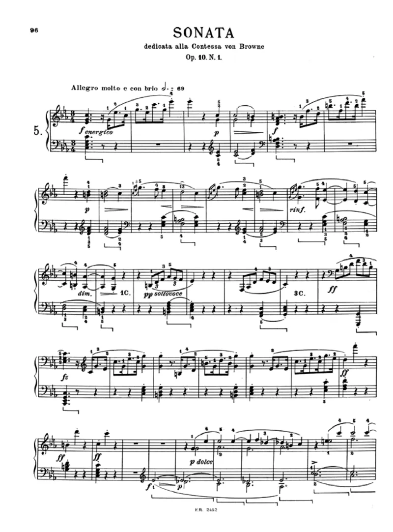 贝多芬钢琴奏鸣曲集上册（Ricordi出版AlfredoCasella编订）_一万首著名钢琴曲谱哈农贝多芬合集视频教学电子版高清无水印可打印_1古典钢琴知名音乐家谱_贝多芬钢琴谱全集