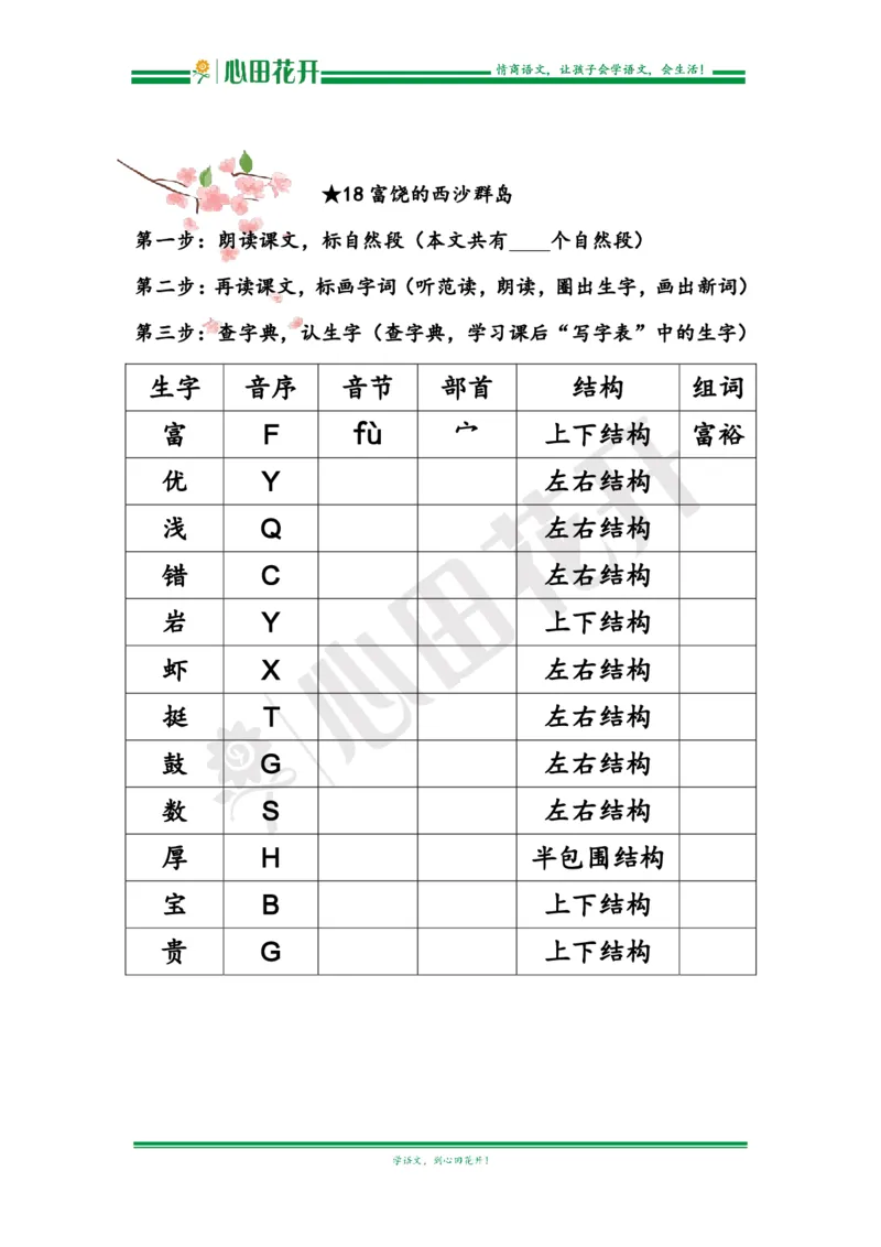 语文基本功训练营&mdash;三年级上册校内知识周周练第6单元预习（部编版）_小学1-6年级全部试卷_语文_三年级_3-8-1、小学三年级语文上册_3-8-1-1、复习、知识点、归纳汇总_部编（人教）版