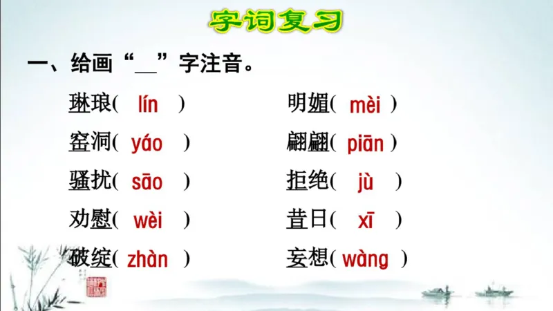 部编版四年级上册小学语文期末专题复习课件_小学1-6年级全部试卷_语文_四年级_3-9-1、小学四年级语文上册_3-9-1-1、复习、知识点、归纳汇总_部编版