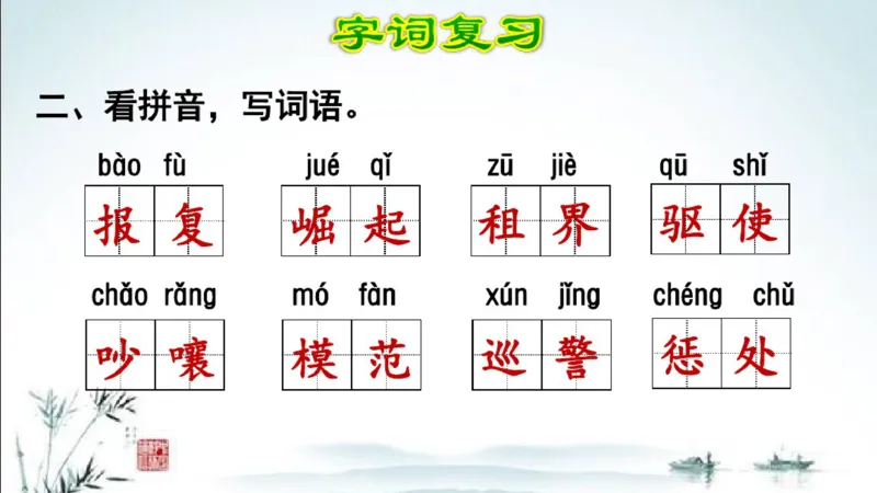 部编版四年级上册小学语文期末专题复习课件_小学1-6年级全部试卷_语文_四年级_3-9-1、小学四年级语文上册_3-9-1-1、复习、知识点、归纳汇总_部编版