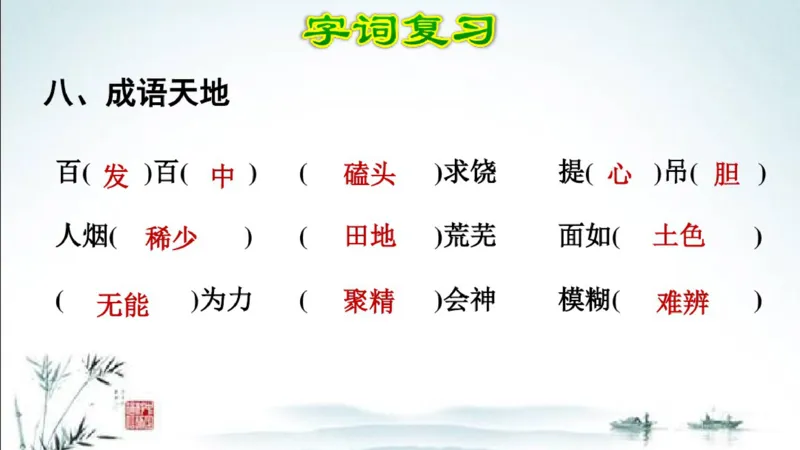 部编版四年级上册小学语文期末专题复习课件_小学1-6年级全部试卷_语文_四年级_3-9-1、小学四年级语文上册_3-9-1-1、复习、知识点、归纳汇总_部编版