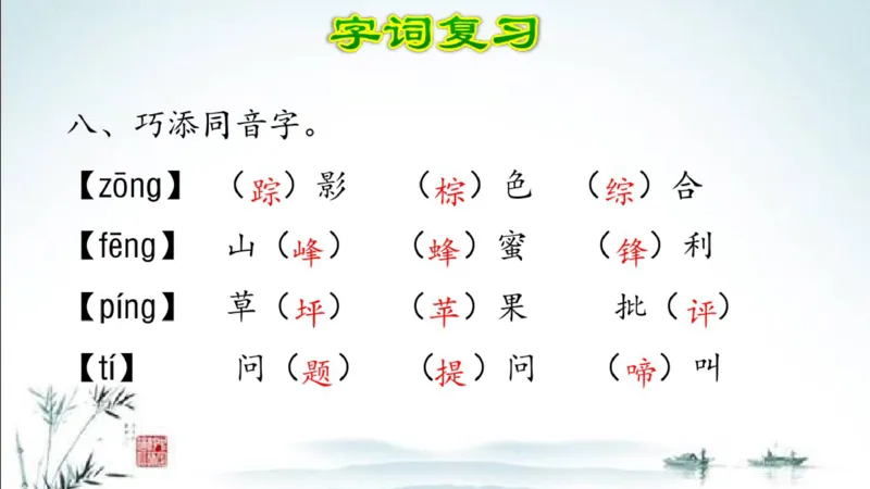 部编版四年级上册小学语文期末专题复习课件_小学1-6年级全部试卷_语文_四年级_3-9-1、小学四年级语文上册_3-9-1-1、复习、知识点、归纳汇总_部编版
