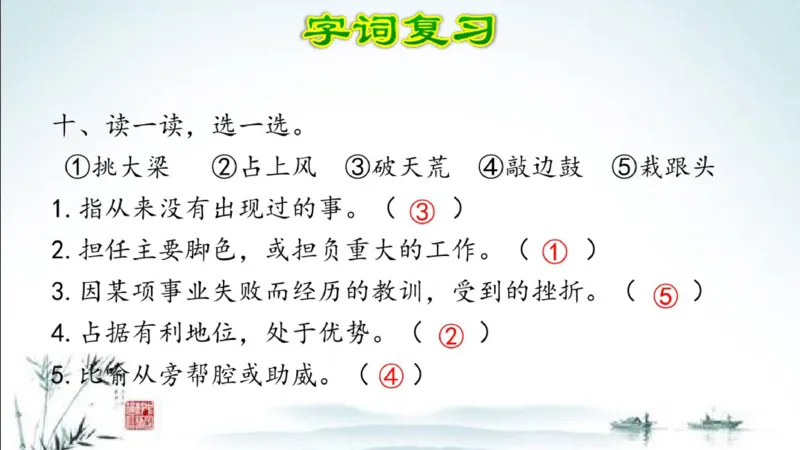 部编版四年级上册小学语文期末专题复习课件_小学1-6年级全部试卷_语文_四年级_3-9-1、小学四年级语文上册_3-9-1-1、复习、知识点、归纳汇总_部编版