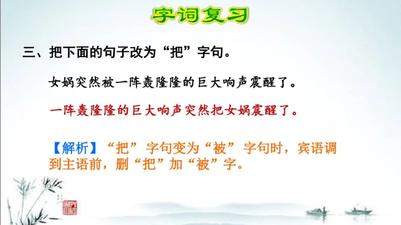 部编版四年级上册小学语文期末专题复习课件_小学1-6年级全部试卷_语文_四年级_3-9-1、小学四年级语文上册_3-9-1-1、复习、知识点、归纳汇总_部编版
