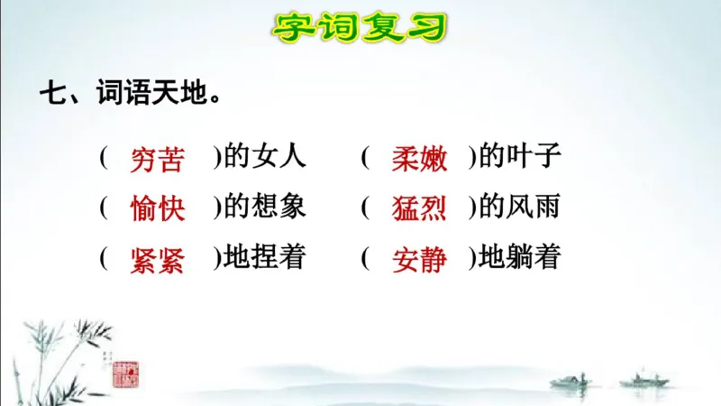 部编版四年级上册小学语文期末专题复习课件_小学1-6年级全部试卷_语文_四年级_3-9-1、小学四年级语文上册_3-9-1-1、复习、知识点、归纳汇总_部编版
