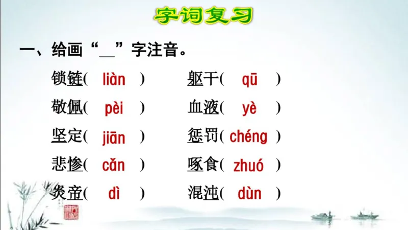 部编版四年级上册小学语文期末专题复习课件_小学1-6年级全部试卷_语文_四年级_3-9-1、小学四年级语文上册_3-9-1-1、复习、知识点、归纳汇总_部编版