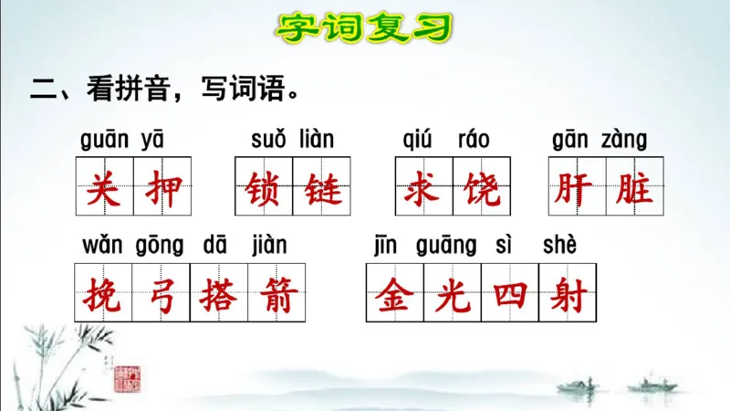 部编版四年级上册小学语文期末专题复习课件_小学1-6年级全部试卷_语文_四年级_3-9-1、小学四年级语文上册_3-9-1-1、复习、知识点、归纳汇总_部编版
