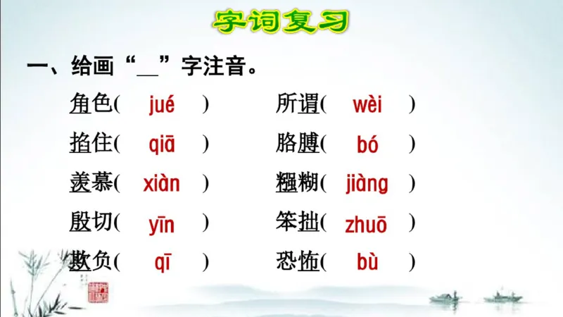 部编版四年级上册小学语文期末专题复习课件_小学1-6年级全部试卷_语文_四年级_3-9-1、小学四年级语文上册_3-9-1-1、复习、知识点、归纳汇总_部编版