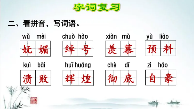 部编版四年级上册小学语文期末专题复习课件_小学1-6年级全部试卷_语文_四年级_3-9-1、小学四年级语文上册_3-9-1-1、复习、知识点、归纳汇总_部编版