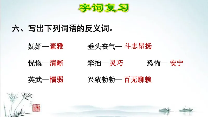 部编版四年级上册小学语文期末专题复习课件_小学1-6年级全部试卷_语文_四年级_3-9-1、小学四年级语文上册_3-9-1-1、复习、知识点、归纳汇总_部编版