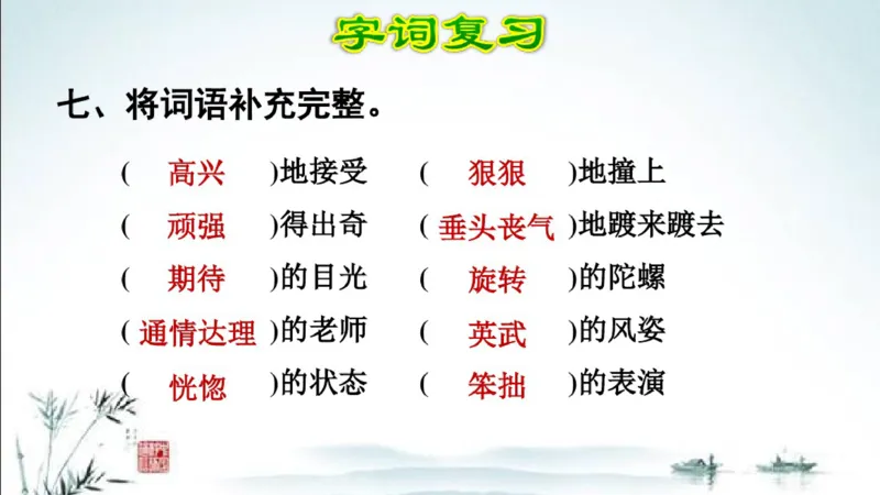部编版四年级上册小学语文期末专题复习课件_小学1-6年级全部试卷_语文_四年级_3-9-1、小学四年级语文上册_3-9-1-1、复习、知识点、归纳汇总_部编版