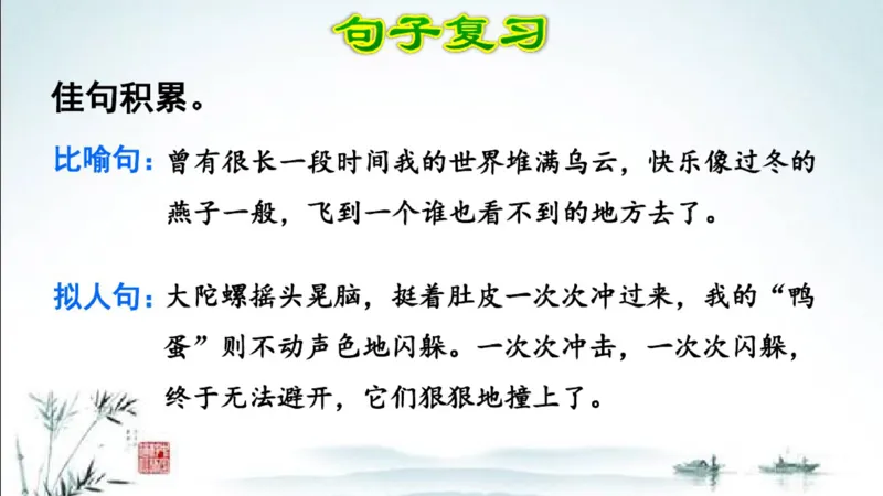 部编版四年级上册小学语文期末专题复习课件_小学1-6年级全部试卷_语文_四年级_3-9-1、小学四年级语文上册_3-9-1-1、复习、知识点、归纳汇总_部编版