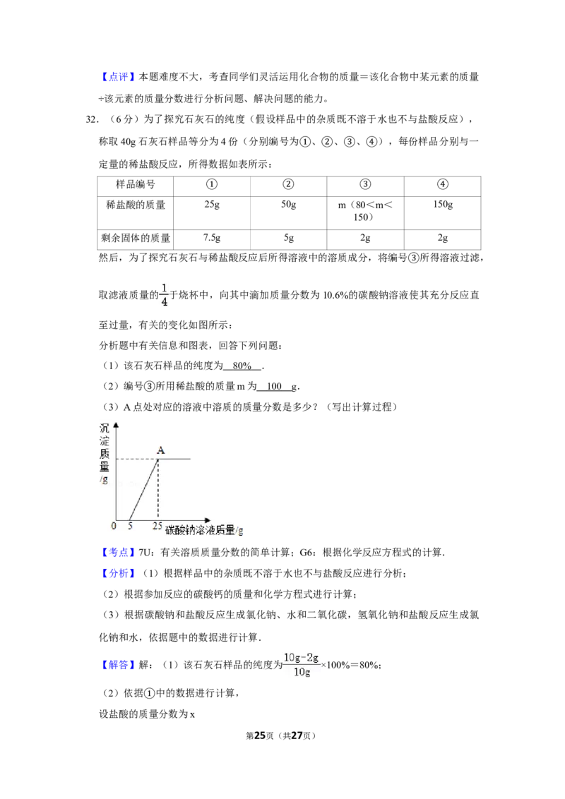 2016年湖南省株洲市中考化学试卷（教师版）学霸冲冲冲shop348121278.taobao.com_20200611_181711_20200611_181711_中考真题_5.化学中考真题2015-2024年_地区卷_湖南省_株洲卷化学07-22_教师版