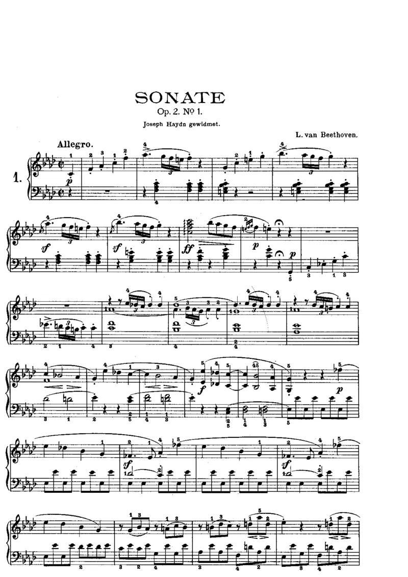 贝多芬钢琴奏鸣曲集上册（Peters出版）_一万首著名钢琴曲谱哈农贝多芬合集视频教学电子版高清无水印可打印_1古典钢琴知名音乐家谱_贝多芬钢琴谱全集