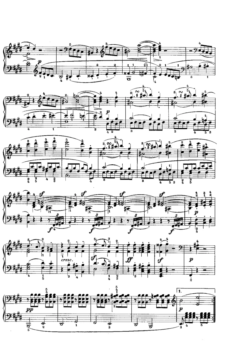 贝多芬钢琴奏鸣曲集上册（Peters出版）_一万首著名钢琴曲谱哈农贝多芬合集视频教学电子版高清无水印可打印_1古典钢琴知名音乐家谱_贝多芬钢琴谱全集