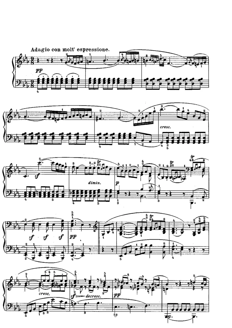 贝多芬钢琴奏鸣曲集上册（Peters出版）_一万首著名钢琴曲谱哈农贝多芬合集视频教学电子版高清无水印可打印_1古典钢琴知名音乐家谱_贝多芬钢琴谱全集