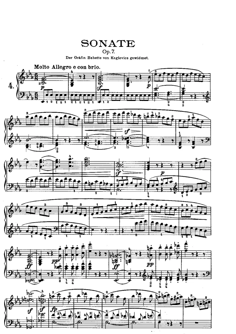 贝多芬钢琴奏鸣曲集上册（Peters出版）_一万首著名钢琴曲谱哈农贝多芬合集视频教学电子版高清无水印可打印_1古典钢琴知名音乐家谱_贝多芬钢琴谱全集