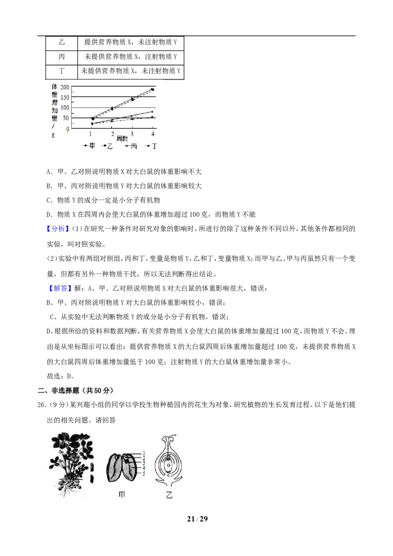 2019潍坊市中考生物试题带答案(word版)_8.生物中考真题2015-2024年_地区卷_山东省_山东潍坊中考生物08-21