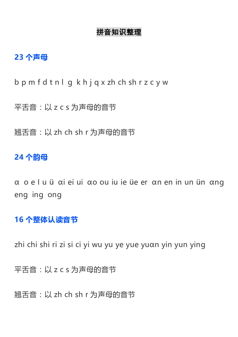 部编一年级语文上册知识点详解超全整理_小学1-6年级全部试卷_语文_一年级_3-6-1、小学一年级语文上册_3-6-1-1、复习、知识点、归纳汇总_部编版