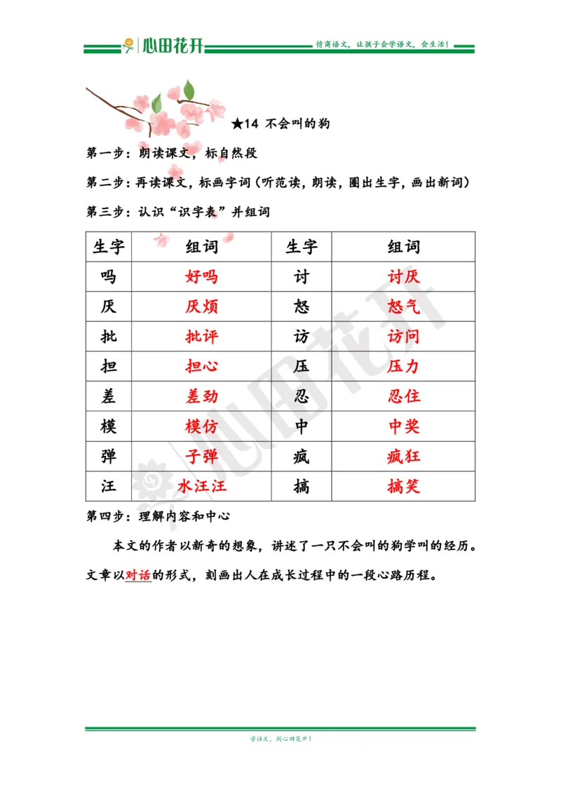 语文基本功训练营&mdash;三年级上册校内知识周周练第4单元预习解析（部编版）_小学1-6年级全部试卷_语文_三年级_3-8-1、小学三年级语文上册_3-8-1-1、复习、知识点、归纳汇总