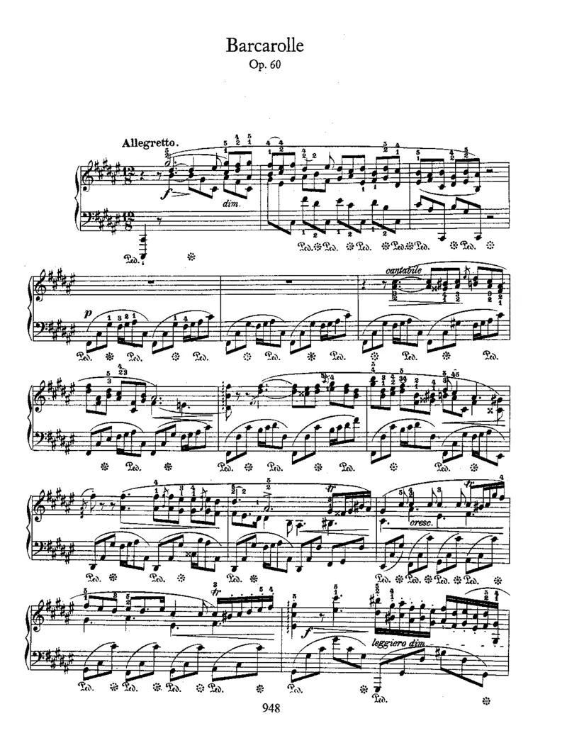 船歌,Op60_一万首著名钢琴曲谱哈农贝多芬合集视频教学电子版高清无水印可打印_1古典钢琴知名音乐家谱_肖邦钢琴谱全集