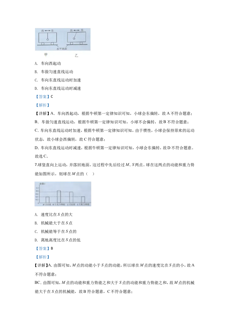 2020年广州市中考物理试题(含答案)_中考真题_4.物理中考真题2015-2024年_地区卷_广东省_广东广州中考物理2008---2022年