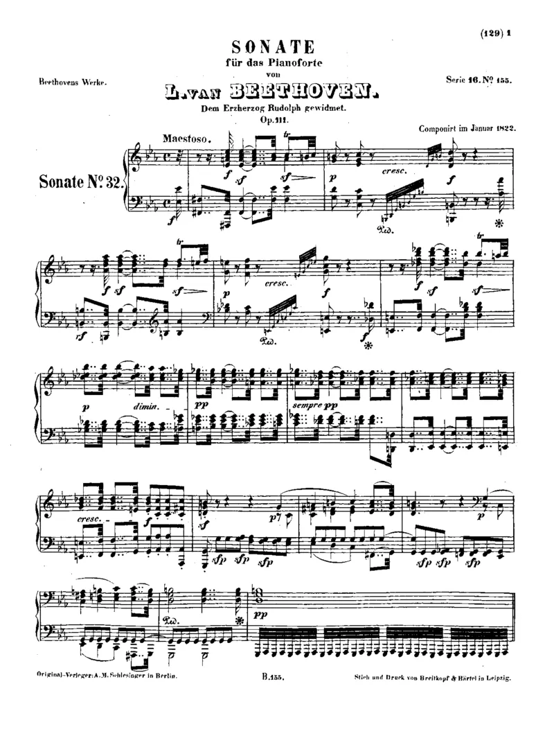 贝多芬全集第16卷第3册钢琴奏鸣曲下（25-32，遗作）_一万首著名钢琴曲谱哈农贝多芬合集视频教学电子版高清无水印可打印_1古典钢琴知名音乐家谱_贝多芬钢琴谱全集