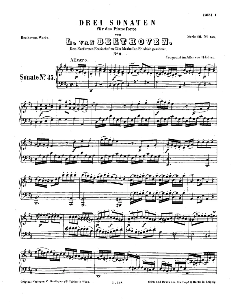 贝多芬全集第16卷第3册钢琴奏鸣曲下（25-32，遗作）_一万首著名钢琴曲谱哈农贝多芬合集视频教学电子版高清无水印可打印_1古典钢琴知名音乐家谱_贝多芬钢琴谱全集