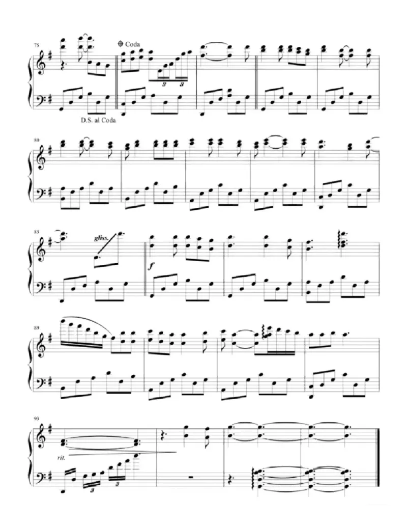 莉莉安_一万首著名钢琴曲谱哈农贝多芬合集视频教学电子版高清无水印可打印_曲谱