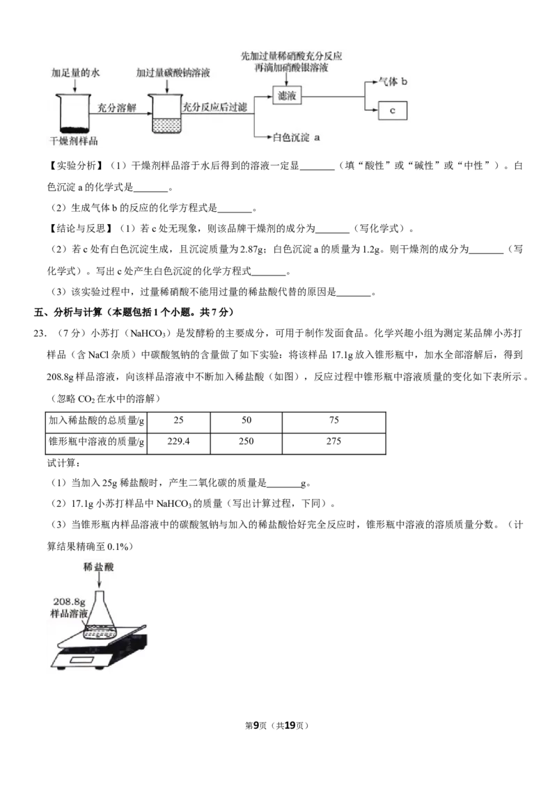 2020年山东省烟台市中考化学试题及答案_中考真题_5.化学中考真题2015-2024年_地区卷_山东省_烟台中考化学08-21