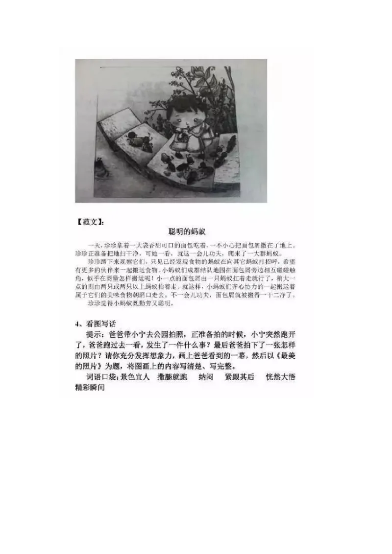 部编版一年级上册语文看图写话资料-看图写话指导及练习_小学1-6年级全部试卷_语文_一年级_3-6-1、小学一年级语文上册_3-6-1-2、练习题、作业、试题、试卷_部编（人教）版_专项练习
