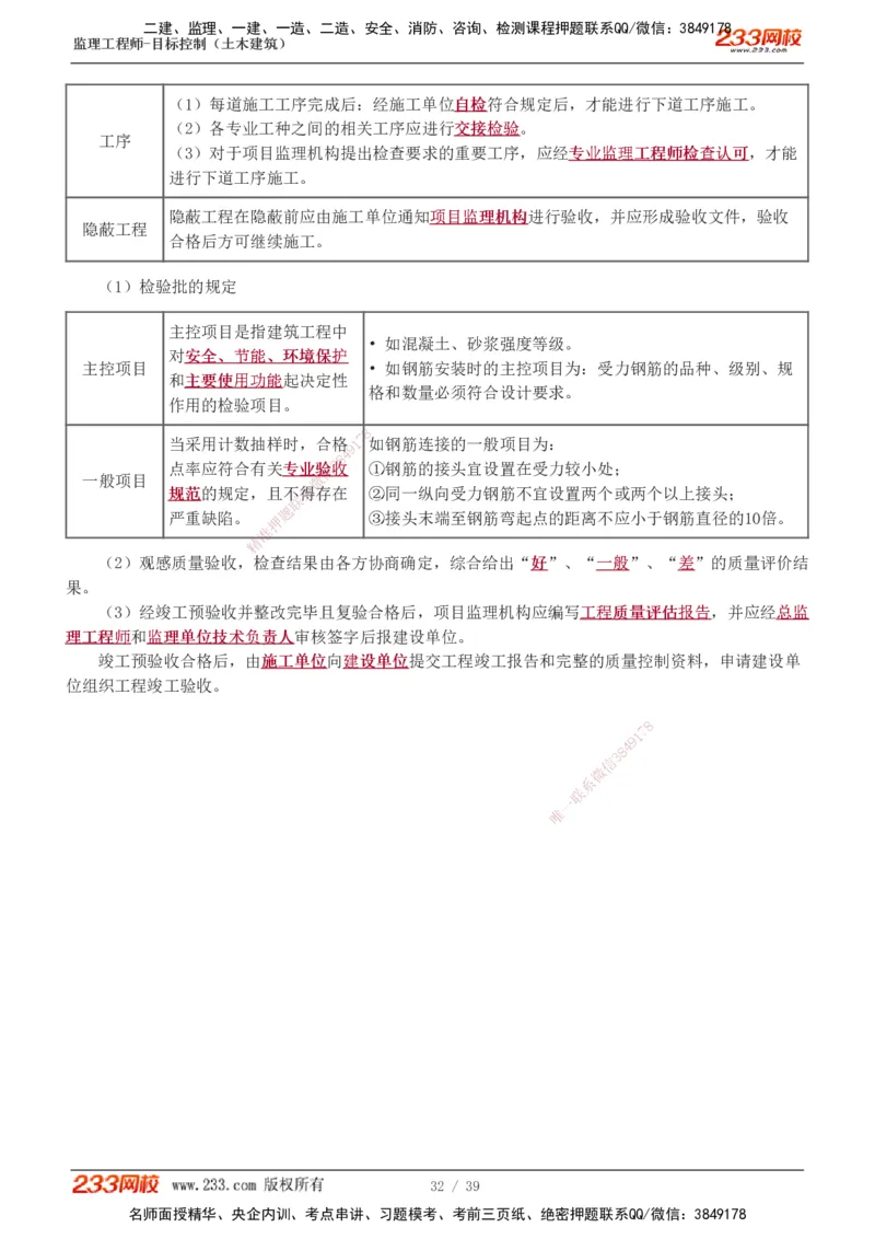 质量_监理工程师_2025监理工程师_2025年监理工程师SVIP_2025年监理土建控制SVIP_04-冲刺串讲✿考点强化✿小灶集训_09-控制《高频考点班》江凌俊233_质量控制