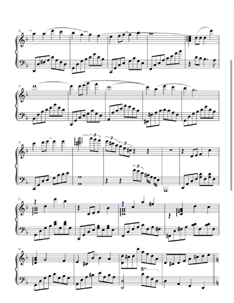 贝加尔湖畔_一万首著名钢琴曲谱哈农贝多芬合集视频教学电子版高清无水印可打印_曲谱