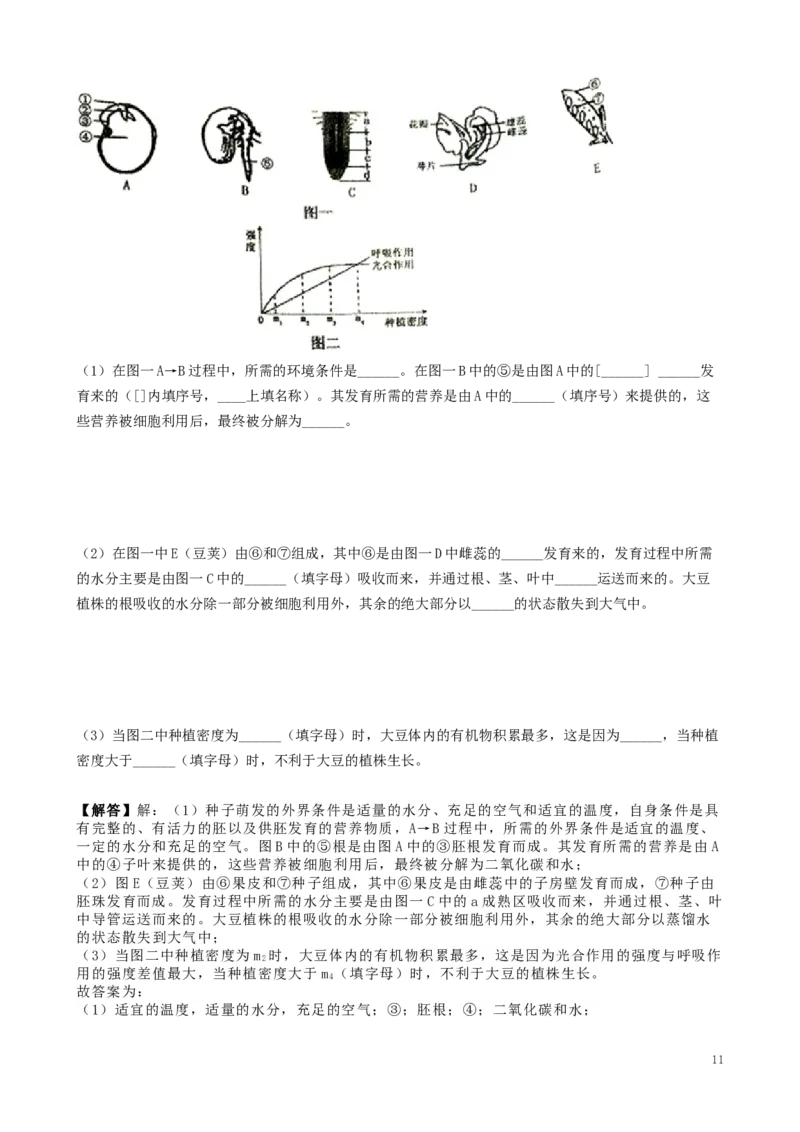 内蒙古通辽市2019年中考生物真题试题（含解析）_8.生物中考真题2015-2024年_2019年全国中考生物92份