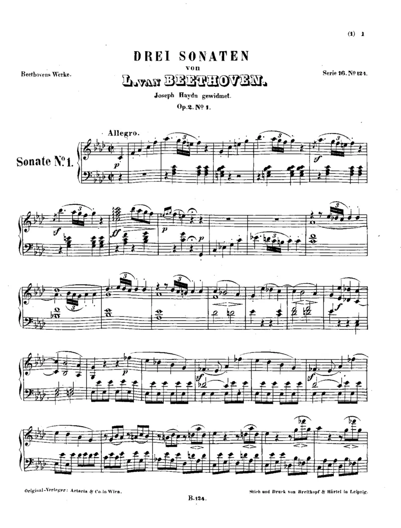 贝多芬全集第16卷第1册钢琴奏鸣曲上（1-12）_一万首著名钢琴曲谱哈农贝多芬合集视频教学电子版高清无水印可打印_1古典钢琴知名音乐家谱_贝多芬钢琴谱全集