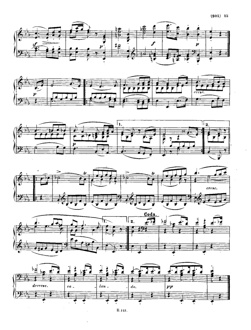 贝多芬全集第16卷第2册钢琴奏鸣曲中（13-24）_一万首著名钢琴曲谱哈农贝多芬合集视频教学电子版高清无水印可打印_1古典钢琴知名音乐家谱_贝多芬钢琴谱全集