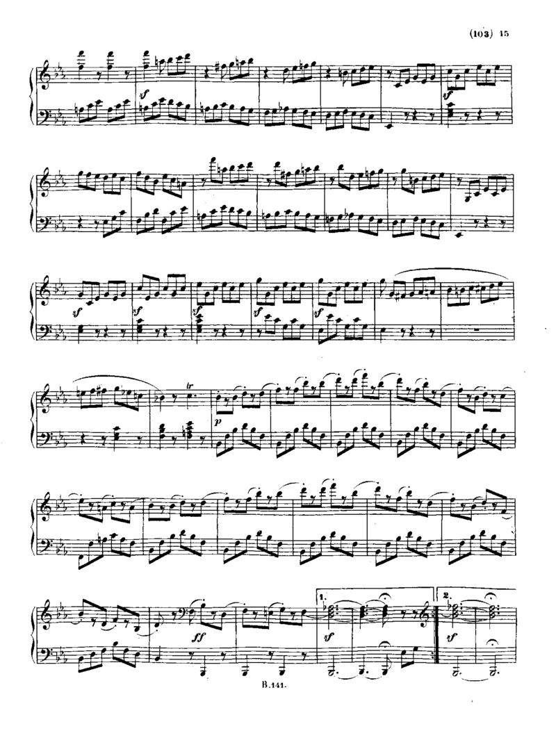 贝多芬全集第16卷第2册钢琴奏鸣曲中（13-24）_一万首著名钢琴曲谱哈农贝多芬合集视频教学电子版高清无水印可打印_1古典钢琴知名音乐家谱_贝多芬钢琴谱全集