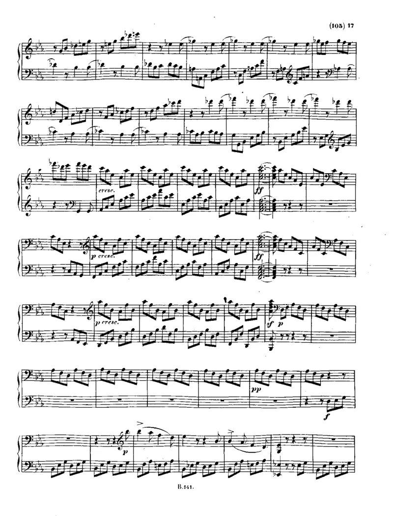 贝多芬全集第16卷第2册钢琴奏鸣曲中（13-24）_一万首著名钢琴曲谱哈农贝多芬合集视频教学电子版高清无水印可打印_1古典钢琴知名音乐家谱_贝多芬钢琴谱全集