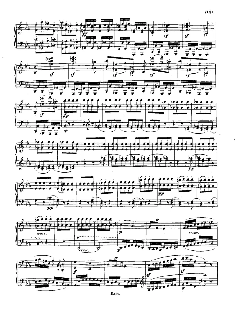 贝多芬全集第16卷第2册钢琴奏鸣曲中（13-24）_一万首著名钢琴曲谱哈农贝多芬合集视频教学电子版高清无水印可打印_1古典钢琴知名音乐家谱_贝多芬钢琴谱全集