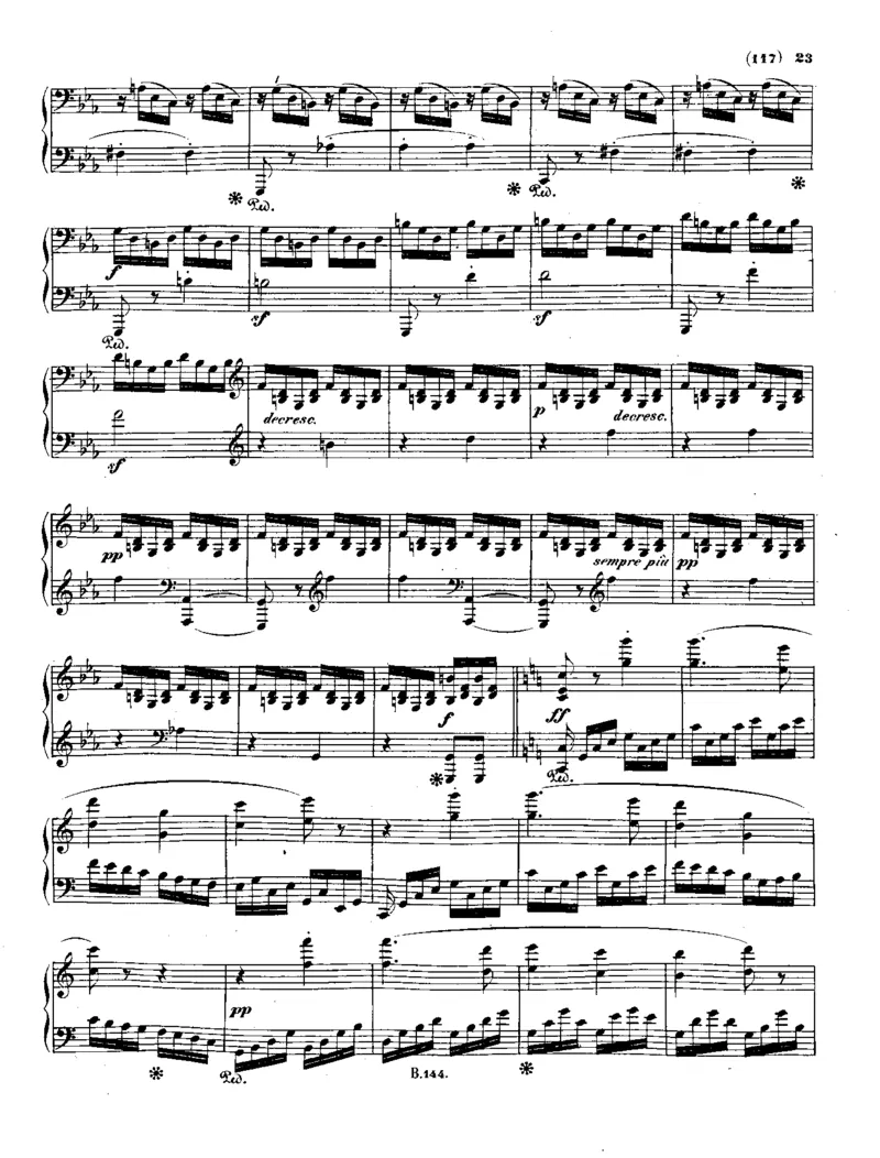 贝多芬全集第16卷第2册钢琴奏鸣曲中（13-24）_一万首著名钢琴曲谱哈农贝多芬合集视频教学电子版高清无水印可打印_1古典钢琴知名音乐家谱_贝多芬钢琴谱全集