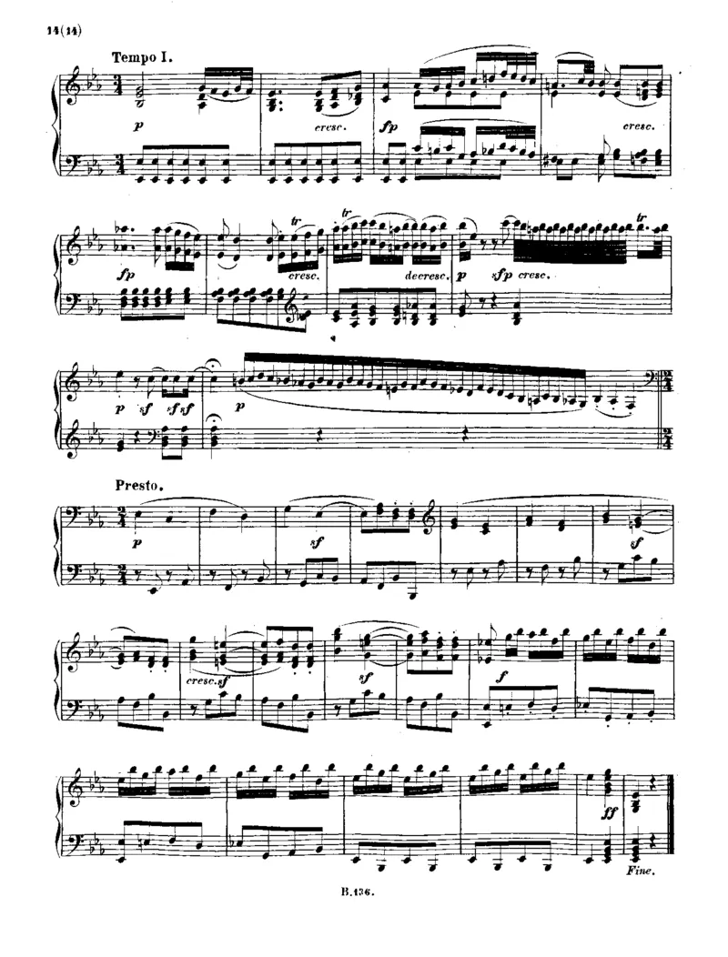 贝多芬全集第16卷第2册钢琴奏鸣曲中（13-24）_一万首著名钢琴曲谱哈农贝多芬合集视频教学电子版高清无水印可打印_1古典钢琴知名音乐家谱_贝多芬钢琴谱全集