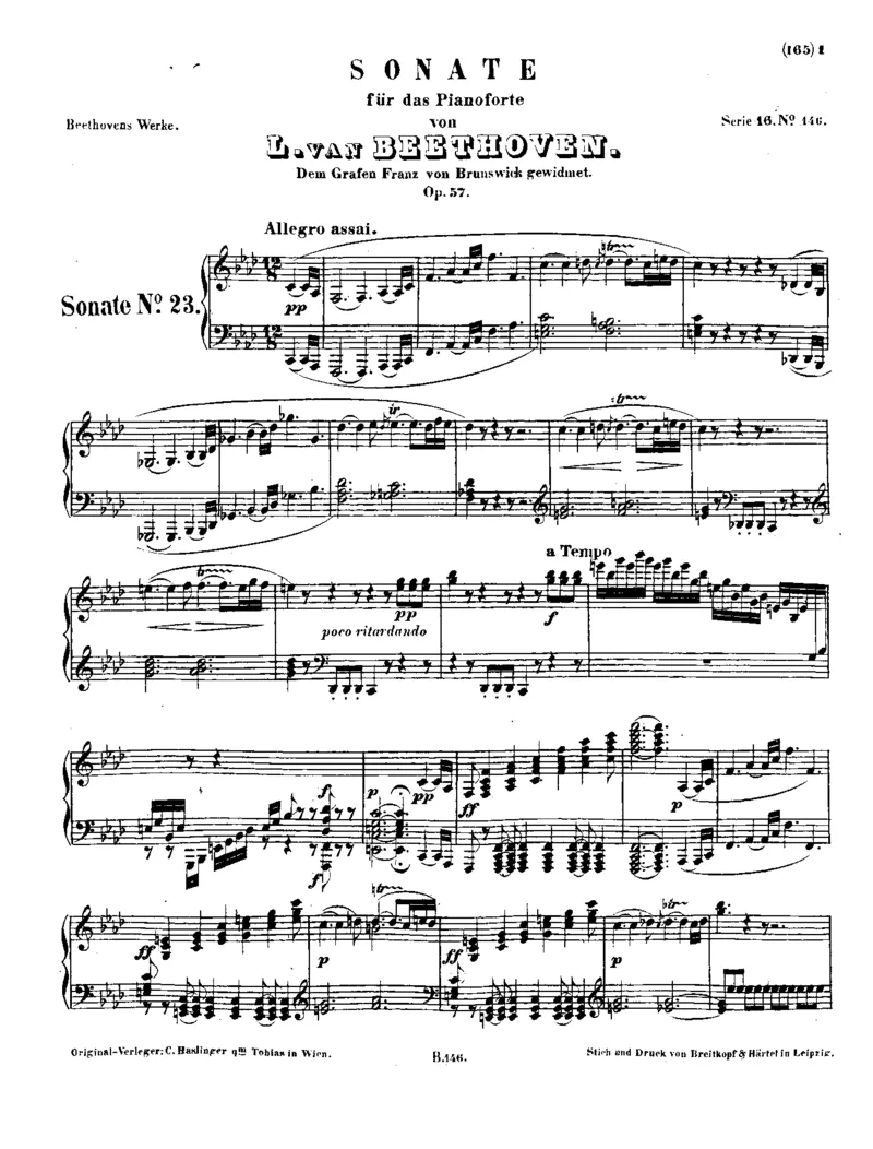 贝多芬全集第16卷第2册钢琴奏鸣曲中（13-24）_一万首著名钢琴曲谱哈农贝多芬合集视频教学电子版高清无水印可打印_1古典钢琴知名音乐家谱_贝多芬钢琴谱全集