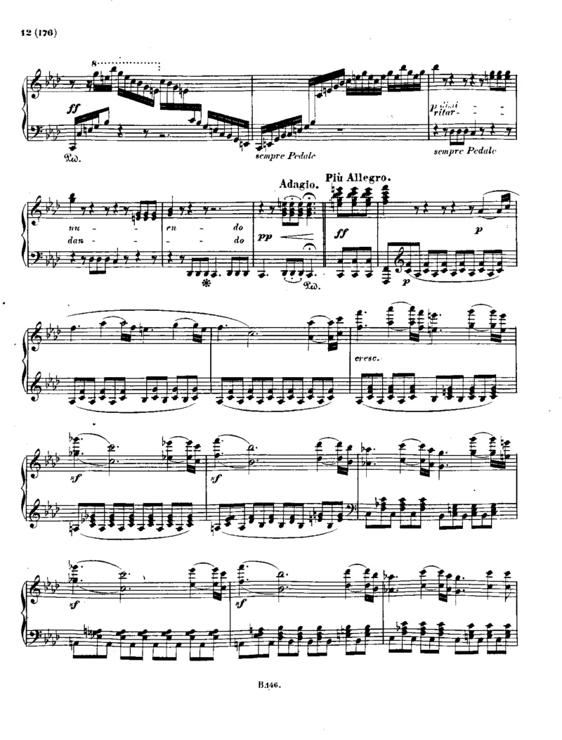 贝多芬全集第16卷第2册钢琴奏鸣曲中（13-24）_一万首著名钢琴曲谱哈农贝多芬合集视频教学电子版高清无水印可打印_1古典钢琴知名音乐家谱_贝多芬钢琴谱全集