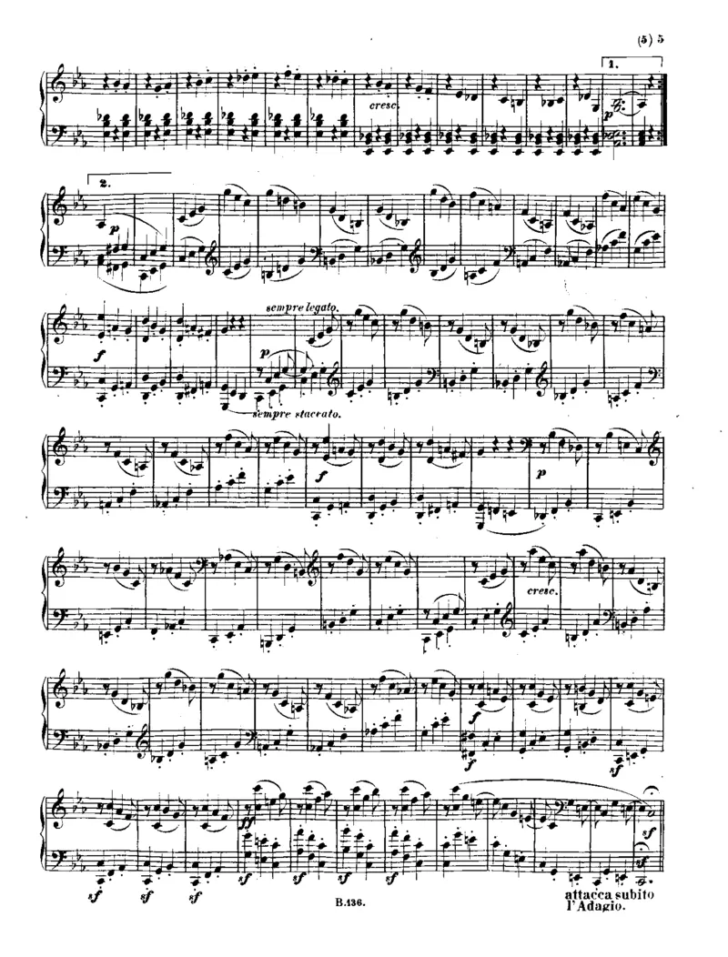 贝多芬全集第16卷第2册钢琴奏鸣曲中（13-24）_一万首著名钢琴曲谱哈农贝多芬合集视频教学电子版高清无水印可打印_1古典钢琴知名音乐家谱_贝多芬钢琴谱全集