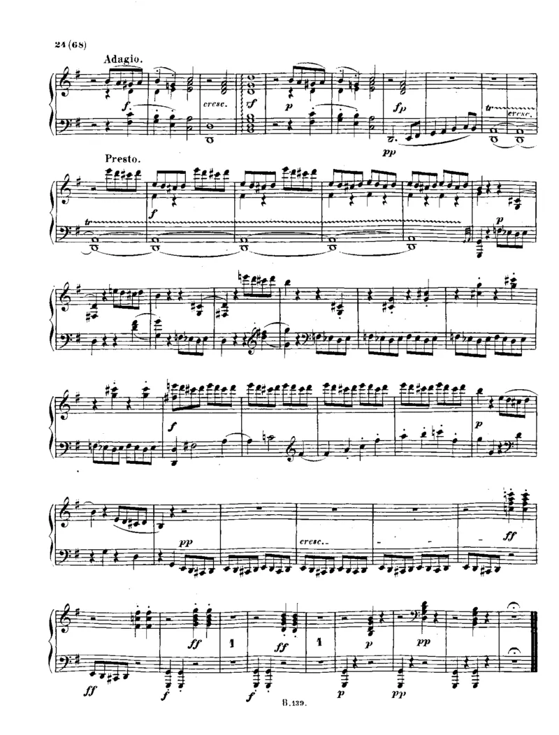 贝多芬全集第16卷第2册钢琴奏鸣曲中（13-24）_一万首著名钢琴曲谱哈农贝多芬合集视频教学电子版高清无水印可打印_1古典钢琴知名音乐家谱_贝多芬钢琴谱全集