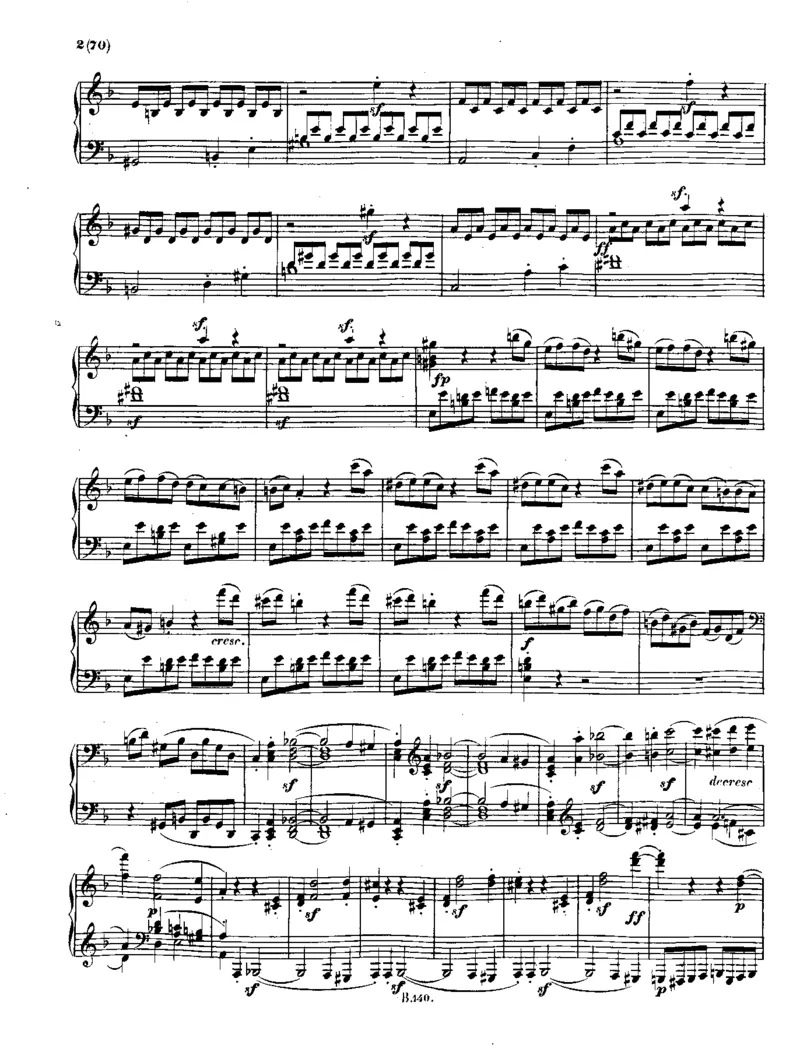 贝多芬全集第16卷第2册钢琴奏鸣曲中（13-24）_一万首著名钢琴曲谱哈农贝多芬合集视频教学电子版高清无水印可打印_1古典钢琴知名音乐家谱_贝多芬钢琴谱全集