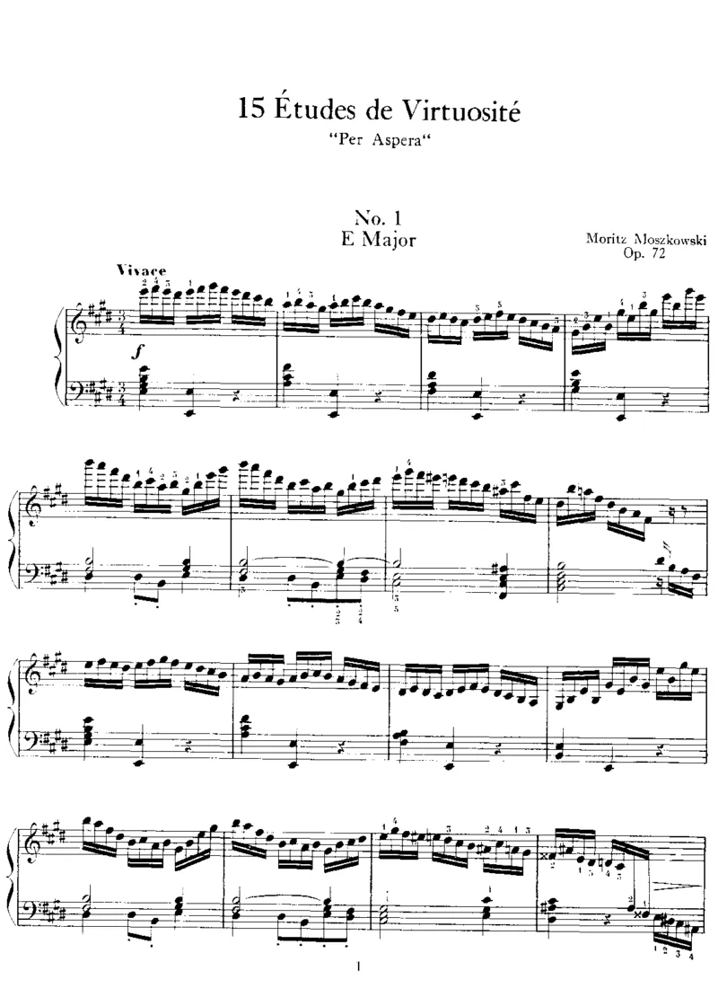 莫什科夫斯基15首钢琴练习曲Op72_一万首著名钢琴曲谱哈农贝多芬合集视频教学电子版高清无水印可打印_09钢琴教材合集_常用教材钢琴谱（80+本）