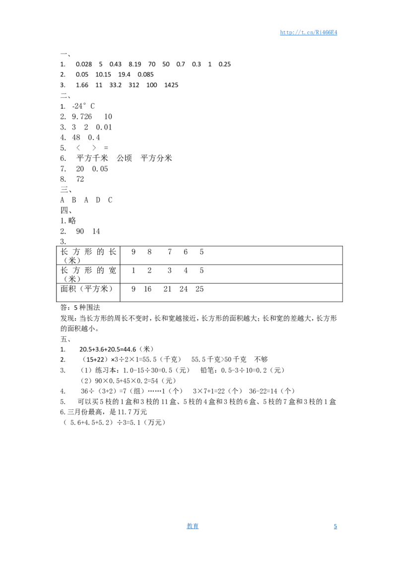 苏教版数学五年级上学期期末测试卷10_小学1-6年级全部试卷_数学_五年级_3-10-3、小学五年级数学上册_3-10-3-2、练习题、作业、试题、试卷_苏教版_期末测试卷