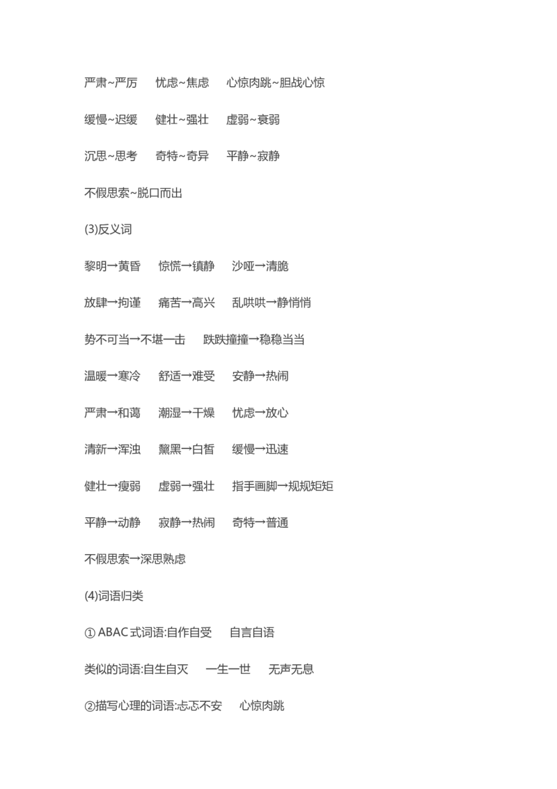 部编版语文六年级上册知识点汇总_小学1-6年级全部试卷_语文_六年级_3-11-1、小学六年级语文上册_3-11-1-1、复习、知识点、归纳汇总_部编（人教）版